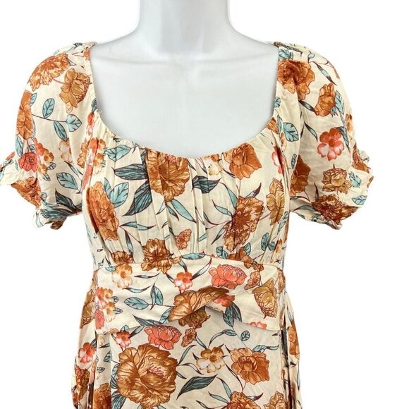 Fortunate One Caramel Kisses Midi Dress Size S - Picture 3 of 16